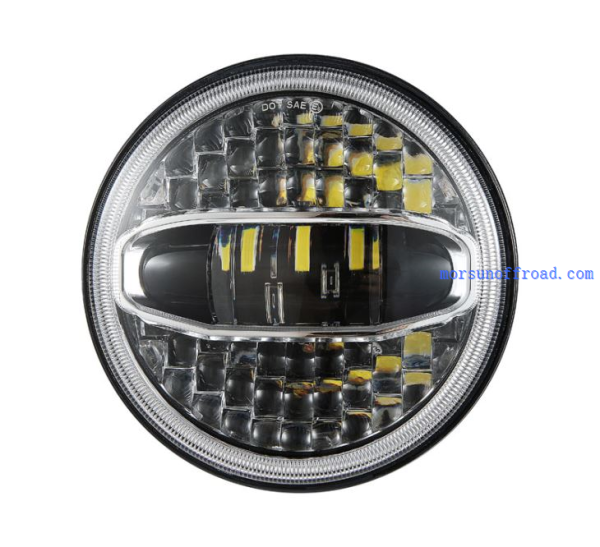 Opgewaardeerde nieuwe led-koplamp 7 inch voor Harley