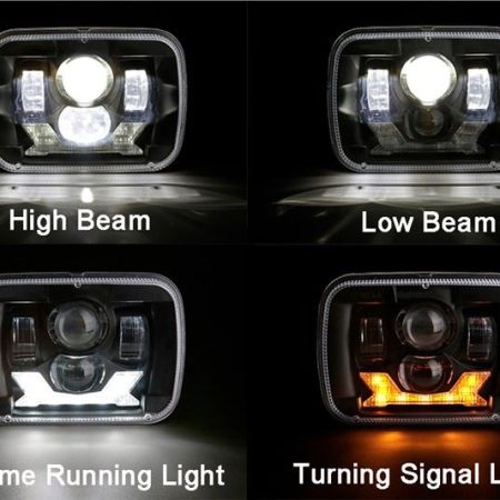 2021 Led Truck Koplamp Voor Jeep YJ 5x7 Inch Koplamp Voor Cherokee XJ