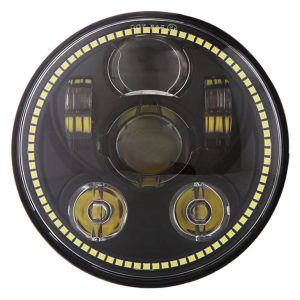 5.75 inch led ronde koplamp DOT 575 led-koplamp met witte led-haloring voor Harley Sportster