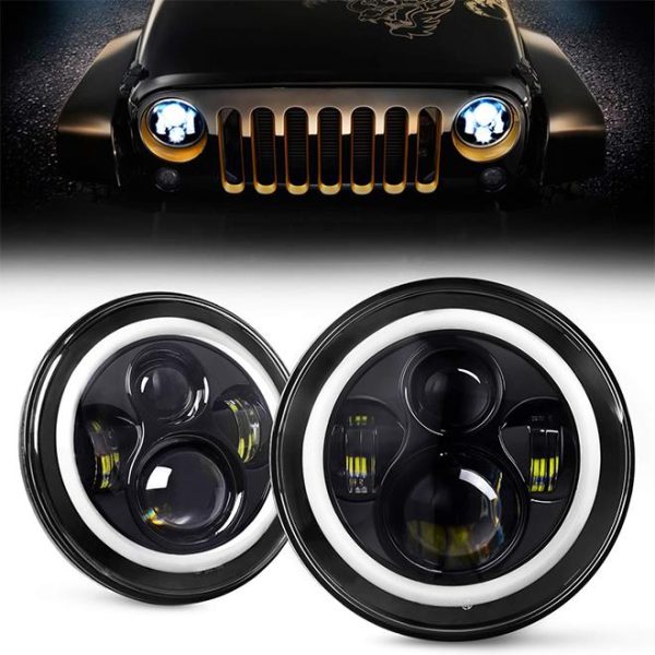 7 Inch Led Halo Verlichting Voor Jeep Wrangler JK CJ TJ Harley Davidson Hummer H2 Royal Enfield Auto-accessoires