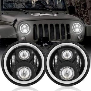 7 Inch LED koplampen voor Jeep Wrangler JK 2007-2017