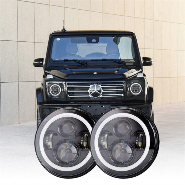 7 inch ronde Mercedes G klasse koplampen Halo Mercedes Benz G klasse led koplampen vervanging