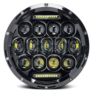 7 Inch Ronde LED Koplamp Lampen 75 W 7 Inch Motorfiets LED Koplampen DRL Rijden Licht Koplamp Voor Jeep Harley Davidson