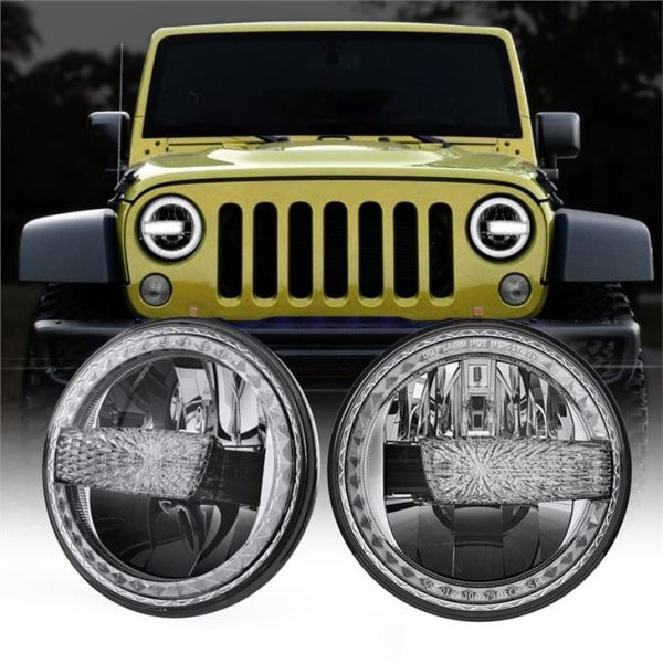 7 inch LED Koplamp Voor 07-17 Jeep Wrangler Wrangler Onbeperkt Motorfiets DOT E-mark Bewezen Koplampen