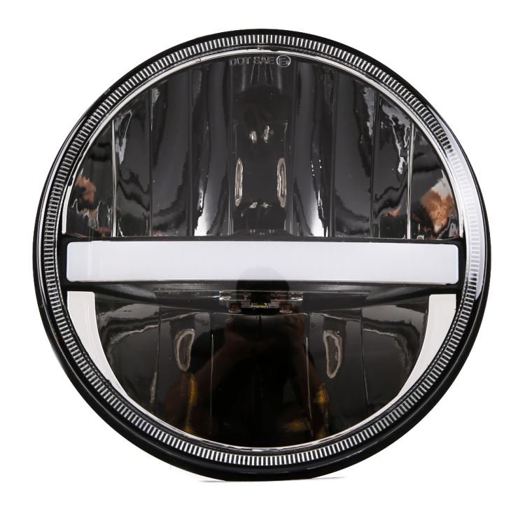 Accessoires voor Harley / Royal Enfield motorfiets 7 '' ronde LED-verlichting 7 inch verzegelde straal Auto koplamp