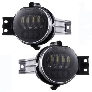 DOT Mistlamp Fit voor 2003 2004 2005 2006 2007 2008 2009 Dodge Ram 1500-3500 Chrome Black Bezel Fog Lights