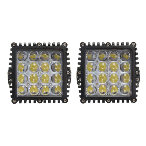 E-keur Goedgekeurde 48w LED-werklamp Spot / flood Beam Square-werklamp voor off-road