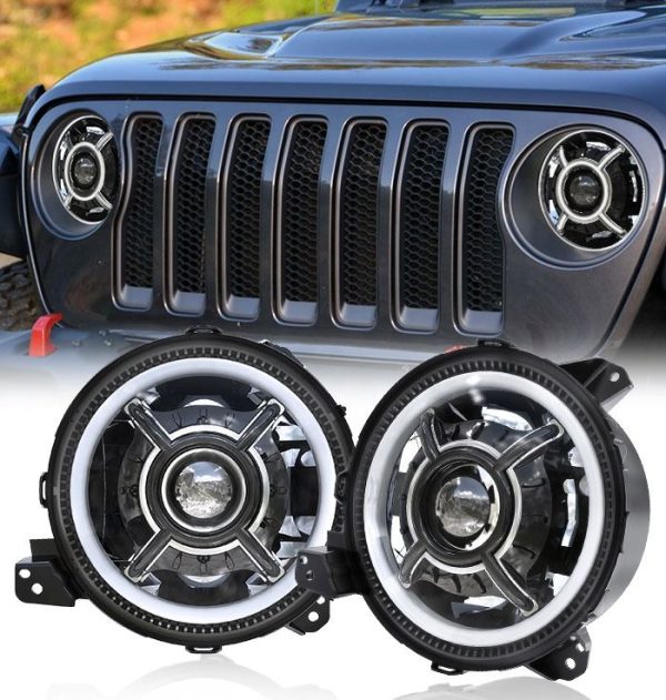 Voor Jeep Wrangler JL 2018 2019 9 Inch Koplamp Voor Jeep Gladiator 2020 Koplampen