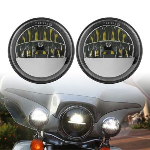 Morsun 4.5inch LED mist licht voor Harley Road Glide motor mistlamp