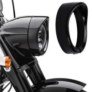 Morsun 7 inch ronde LED motorfiets koplamp ring beugel voor Harley FLD