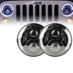 Morsun 7inch Sealed Beam LED-koplampprojector voor Land Rover 90-koplamp met halo-verlichting