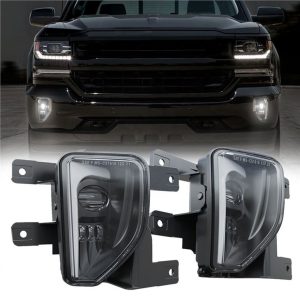 Morsun LED op bumper gemonteerd mistlicht voor vervanging van de Chevy Silverado 1500-set 2016 2017 2018