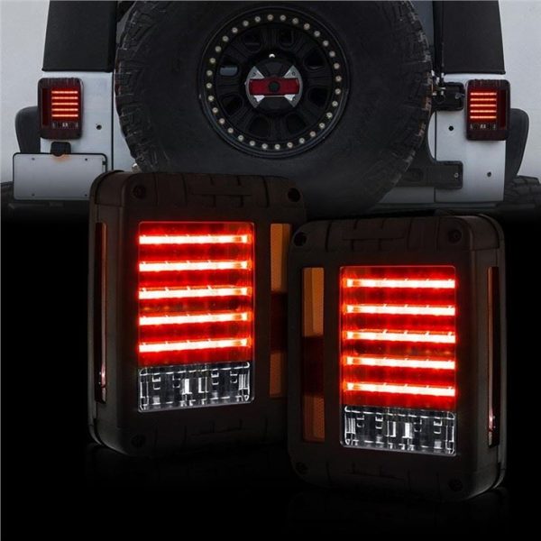 Morsun auto achteruitrijlamp voor 2007-2017 Jeep Wrangler JK rood geel stoplicht