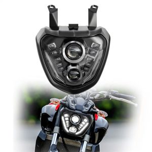 MorSun Motorfiets LED Koplamp Voor Yamaha MT 07 FZ 07 MT07 MT -07 FZ -07 2014 plus DRL Lichten Projector