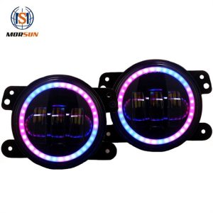 Morsun Phone APP gecontroleerde LED-mistlamp voor Jeep Wrangler JK LJ TJ RGB Multifunctie