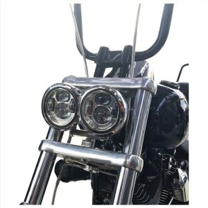 Morsun Plug And Play Fat Bob 4.56inch koplamp voor Harley 12v H4 motorfiets koplamp projector