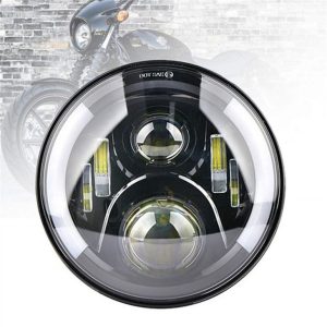 Morsun Ronde LED Koplamp Met DRL Richtingaanwijzer Voor Jeep Wrangler JK CJ TJ Triumph Bonneville