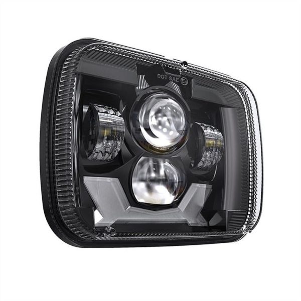 Nieuwe stijl 5x7 Inch Led Koplamp voor Jeep Cherokee XJ koplamp met speical DRL en turn signal