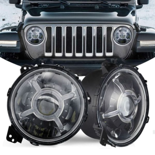 Nieuwe 9 inch led-koplamp voor Jeep Wrangler 2018+ JL DOT E-Mark